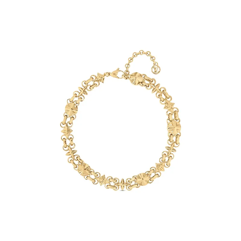 LOUIS VUITTON My Flower Necklace Women's Gold-0
