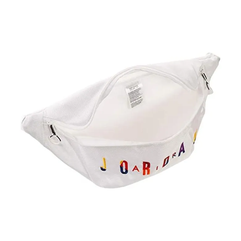 Jordan Polyester Crossbody Bags Fanny Pack Regular Unisex White-1