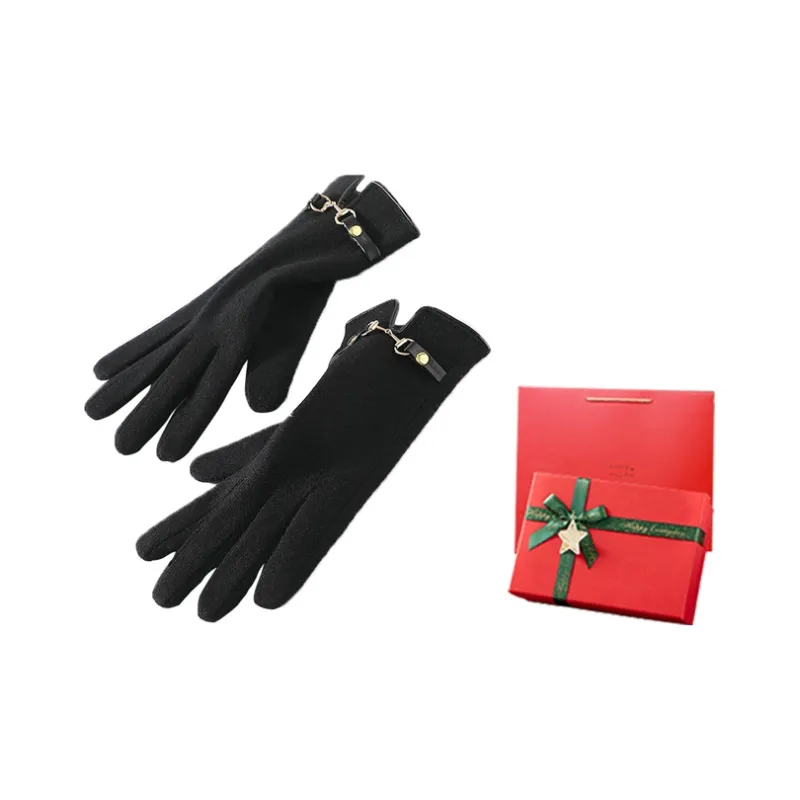 XNKW Polyester Knit Gloves Women's-5