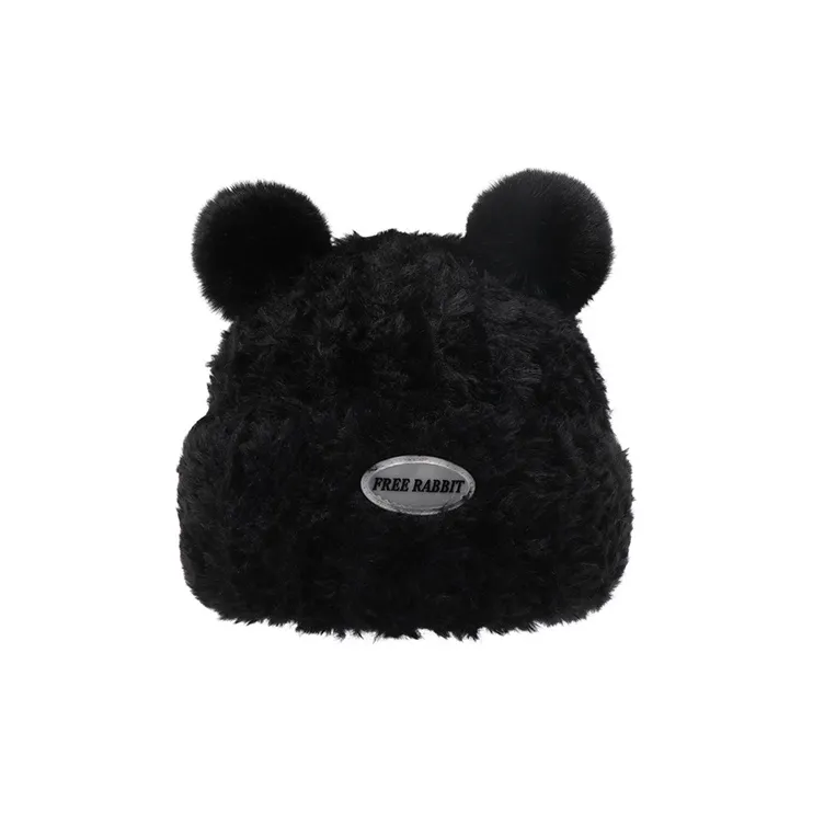 FREE RABBITⅡ Plush Knitted Fabric Headwrap Unisex-1