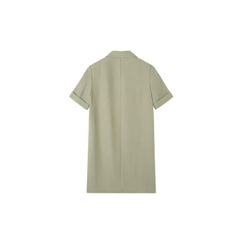 THE SEA LIFE Shift Dress Dress Shimmer Green-1