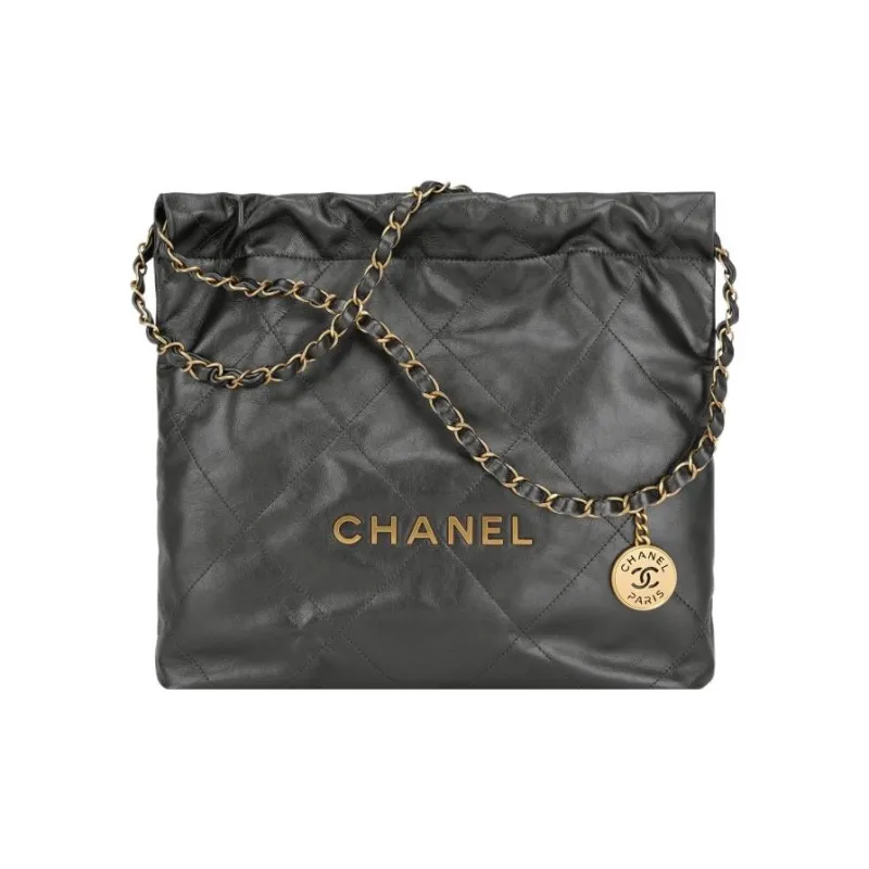 CHANEL 22Bag Cow Leather Crossbody Bag Shoulder Bag Women's Metallic-2