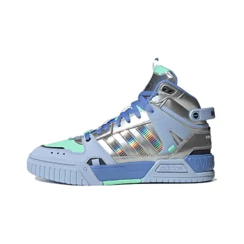 Adidas Neo D PAD Mid Shoes 'Blue Metallic Silver'