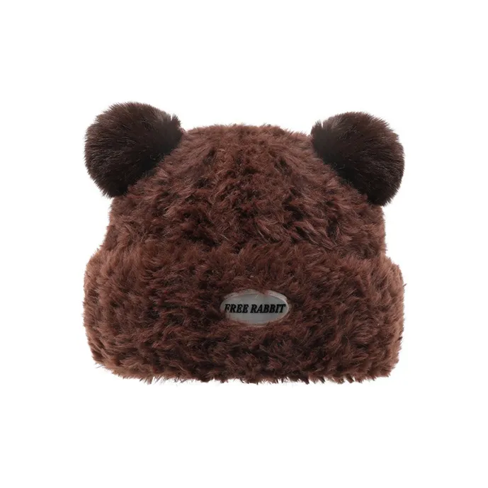 FREE RABBITⅡ Plush Knitted Fabric Headwrap Unisex-7