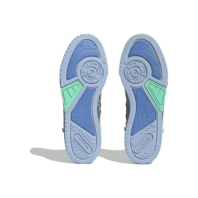 Adidas Neo D PAD Mid Shoes 'Blue Metallic Silver'-5