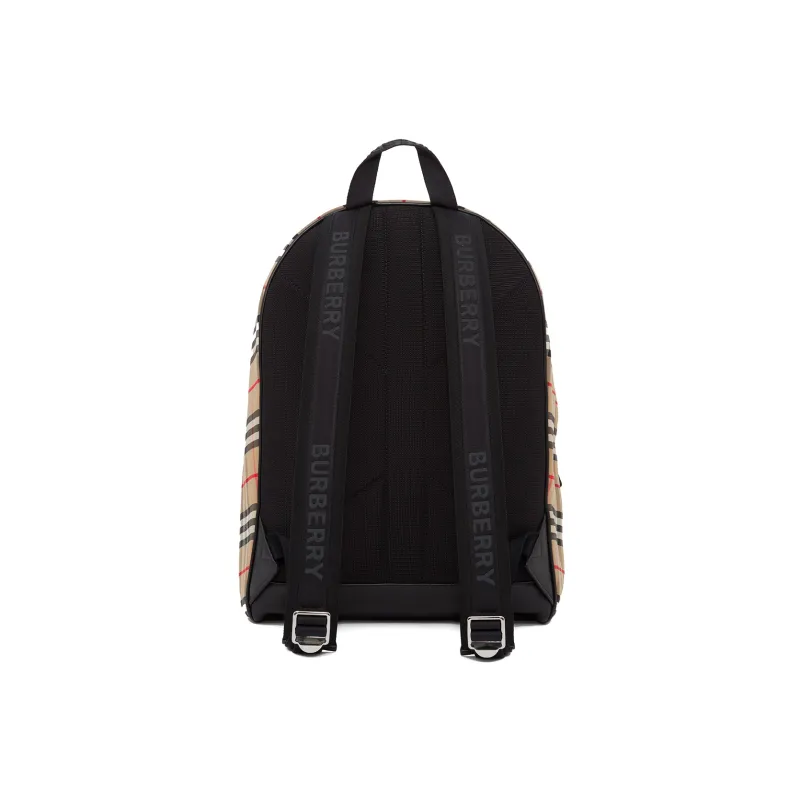 Burberry Vintage Check Nylon Backpack Archive Beige-3