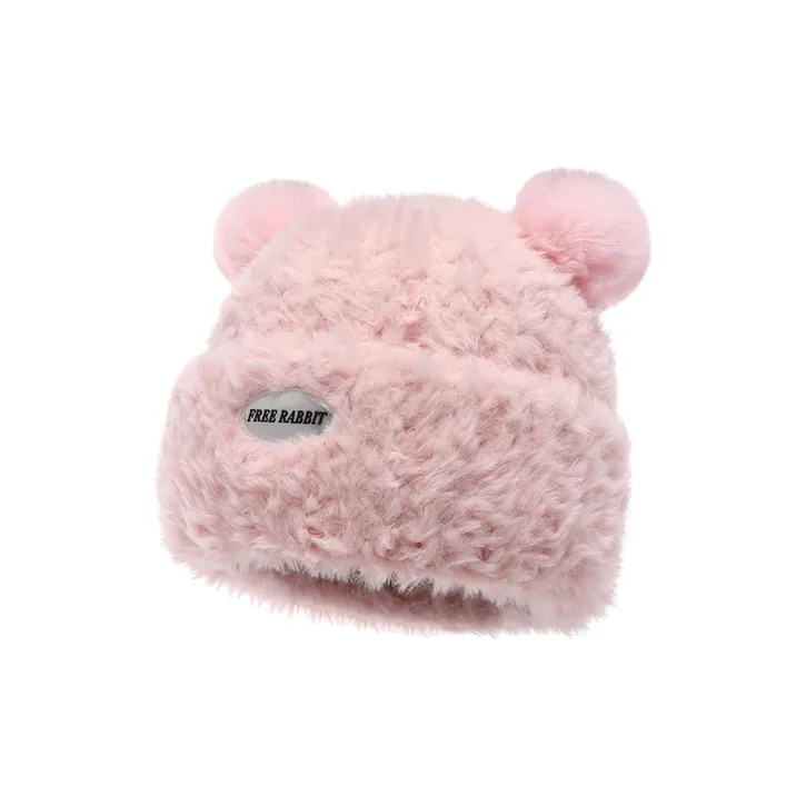 FREE RABBITⅡ Plush Knitted Fabric Headwrap Unisex-12