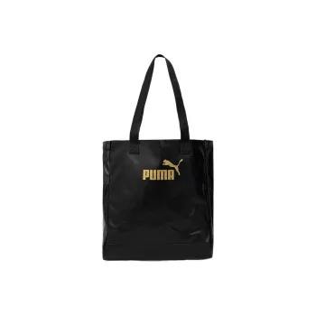 PUMA Fabric Tote Bag Shopping Bag Shoulder Bag Handbag Regular Unisex Black