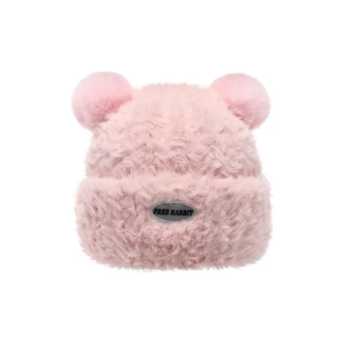 FREE RABBITⅡ Plush Knitted Fabric Headwrap Unisex-13