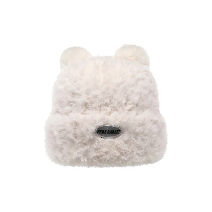 FREE RABBITⅡ Plush Knitted Fabric Headwrap Unisex-5