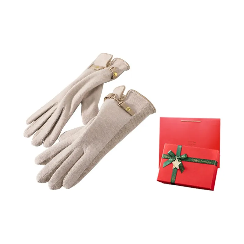 XNKW Polyester Knit Gloves Women's-4