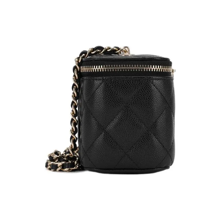 CHANEL Grain Embossed Cow Leather Box Bag, Crossbody Bag, Shoulder Bag Mini Women's Black-2