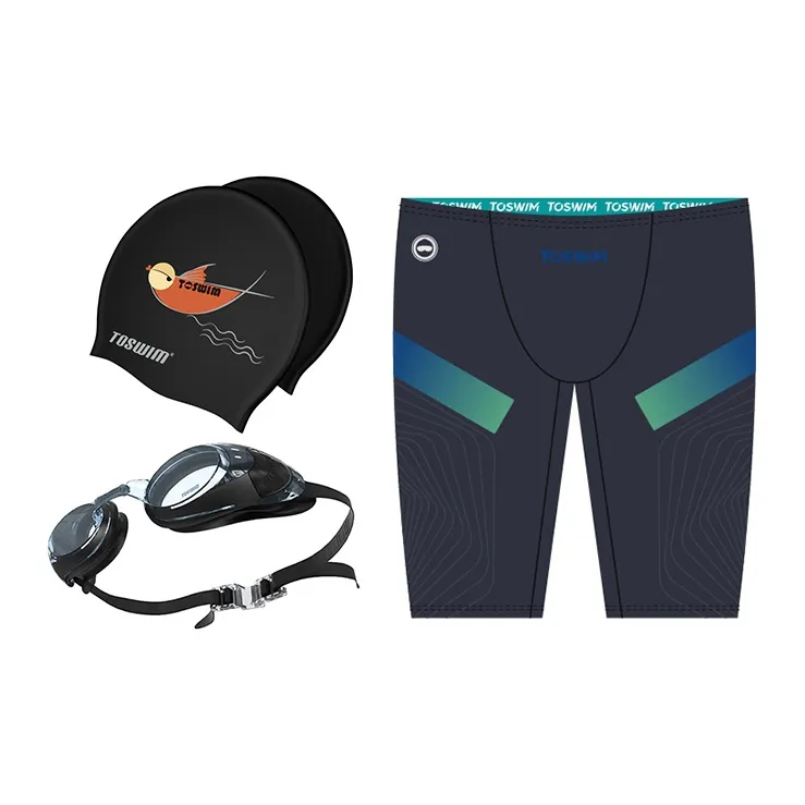 TOSWIM Swimming Sets Polyamide Elastane Pool Men's M L XL 2XL 3XL 4XL-1
