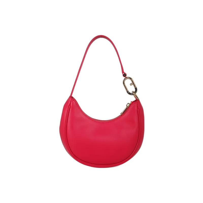 Furla Primavera Calfskin Shoulder Bag Handbag Shoulder Bag Women's Red-2