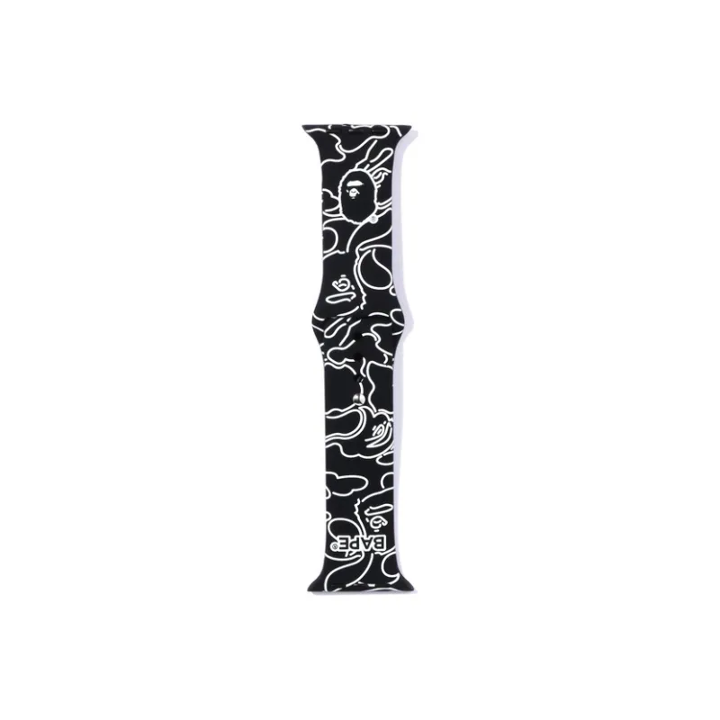 Bape Neon Camo Apple Watch Band 41/45mm Black-1