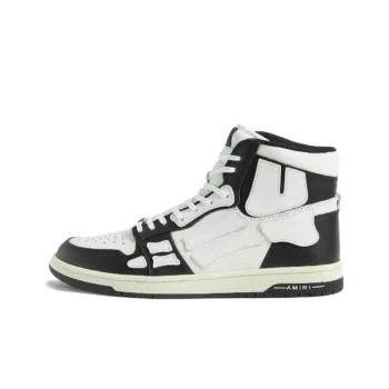 AMIRI Skel High Tops Black White