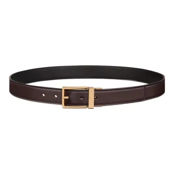 DIOR Cow Leather Belts Men's Width 3cm