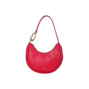 Furla Primavera Calfskin Shoulder Bag Handbag Shoulder Bag Women's Red