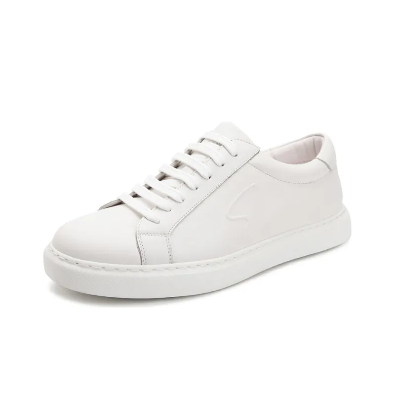 Satchi Stylish Skateboarding Shoes Men's White-1