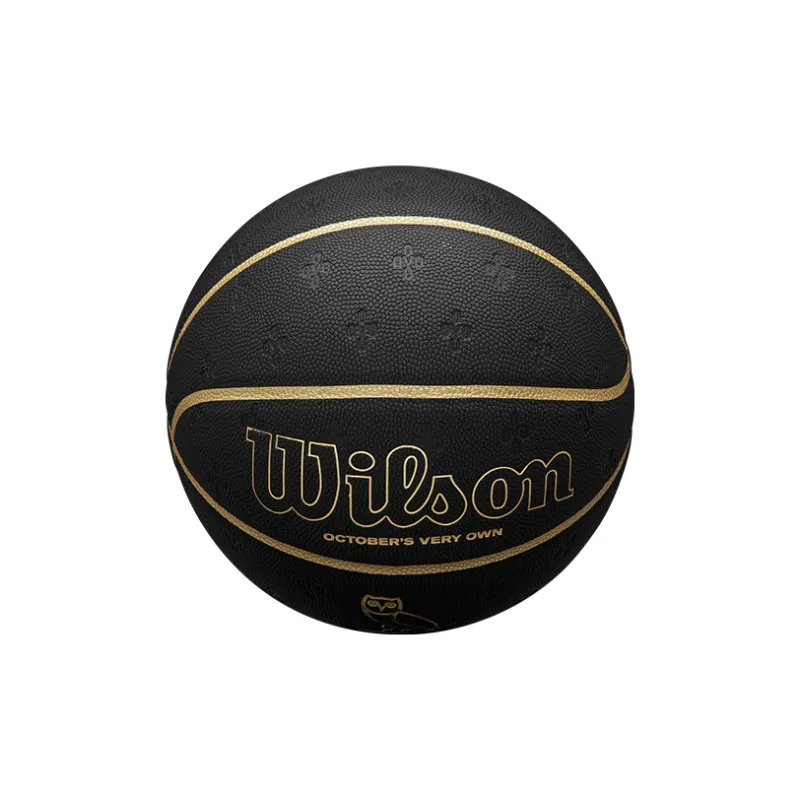 Wilson x OVO PU Basketball Black Size 7 Ball Training Competition-4
