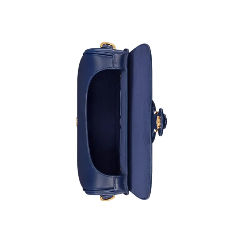 DIOR Bobby Smooth Finish Cow Leather Crossbody Bag Shoulder Bag Women's Royal Blue-3