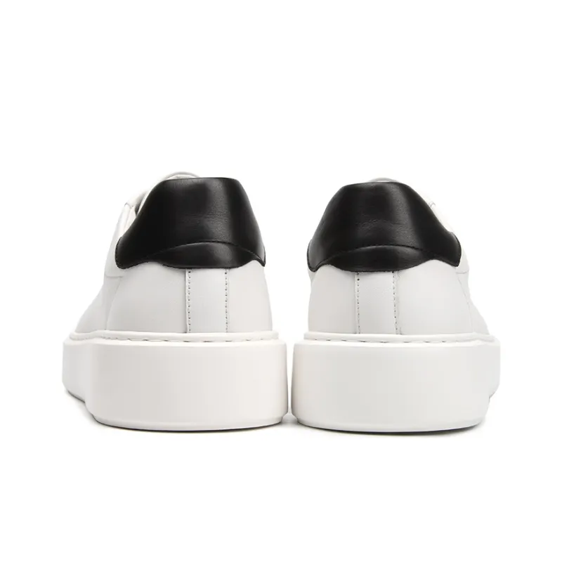 Satchi Stylish Skateboarding Shoes Men's Black White-4