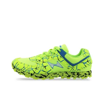 HEALTH 699 Cushioning Anti Slip And Wear Resistant Low Top Casual Running Shoes Unisex Neon Green Light Blue