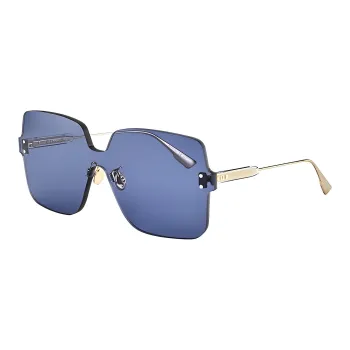 DIOR Alloy Irregular Shape Sunglasses Women's