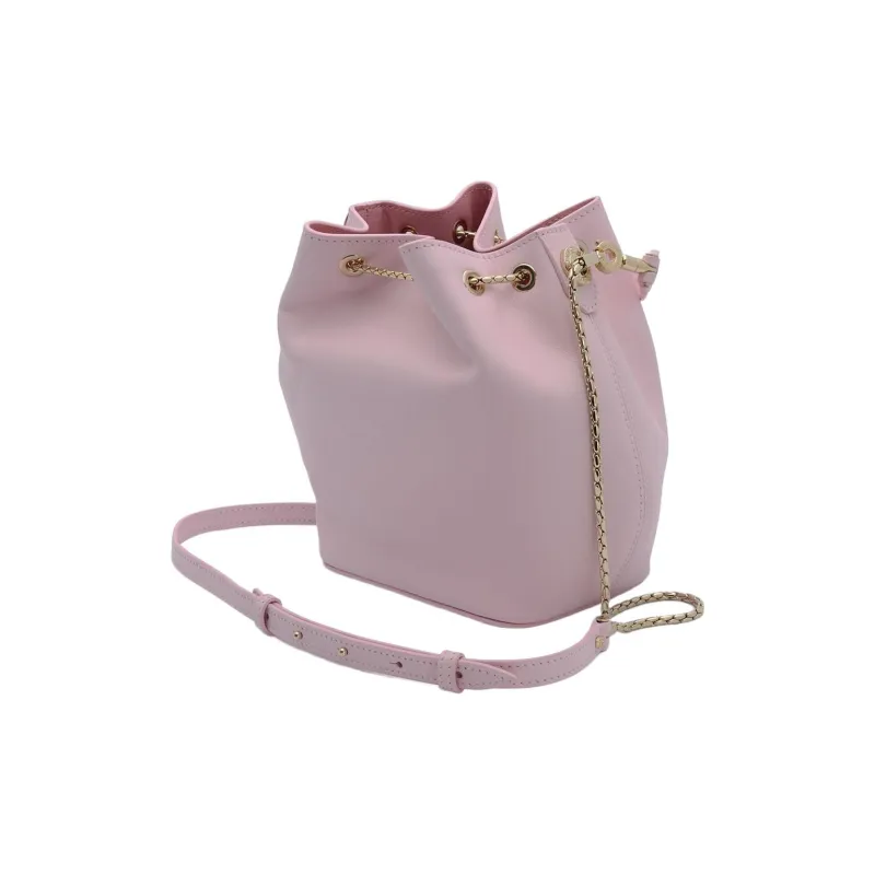 BVLGARI Serpenti Forever Calfskin Bucket Bag, One Shoulder Handbag Women's Rose-1