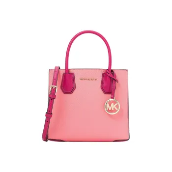 MICHAEL KORS Mercer Cow Leather Handbag Shoulder Bag Crossbody Bag Women's Tea Rose