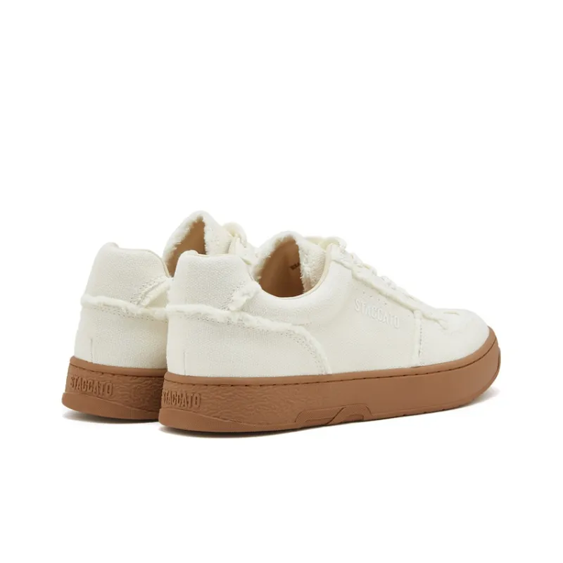Staccato Gray Shoes White Versatile Skateboard Shoes Unisex-8