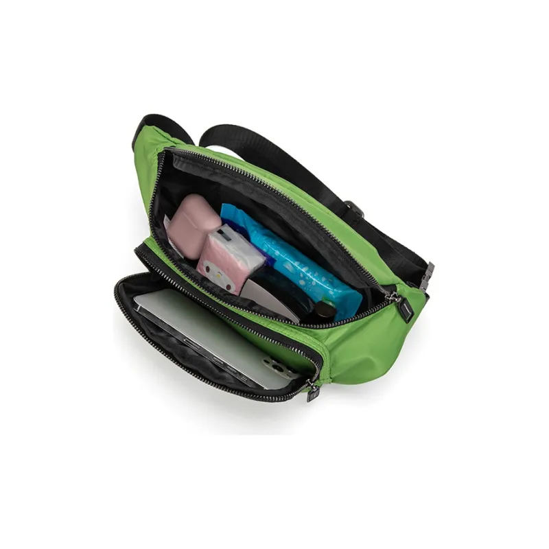 PETERPOINT Nylon Fabric One Shoulder Crossbody Fanny Pack Regular Unisex Multicolor-2