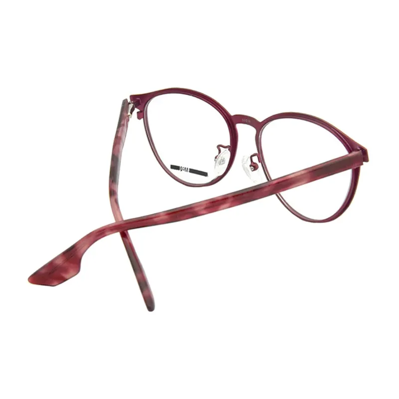 McQ Alexander McQueen Eyeglass Frames Unisex Red-5