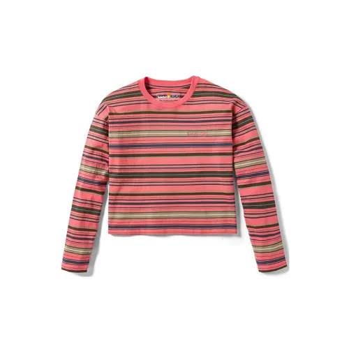 Timberland Crop Tops Women's Shell Pink