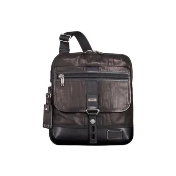 TUMI Alpha Bravo Cow Leather Shoulder Bag Crossbody Bag Regular Men's Black