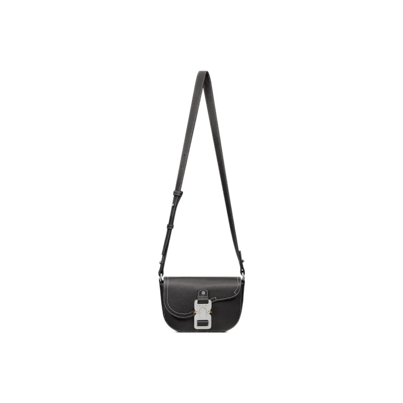 DIOR Grained Calfskin Saddle Bags One Shoulder Crossbody Clutches Regular Men's Black-4