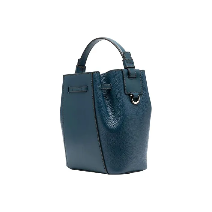 Furla Miastella Calfskin Bucket Bags Shoulder Bag Crossbody Bag Handbag Mini Women's Blue-1