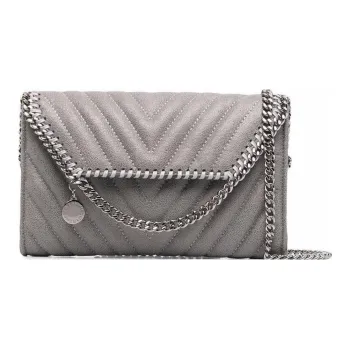 Stella McCartney Artificial Leather Crossbody Bag, Shoulder Bag Mini Women's Gray
