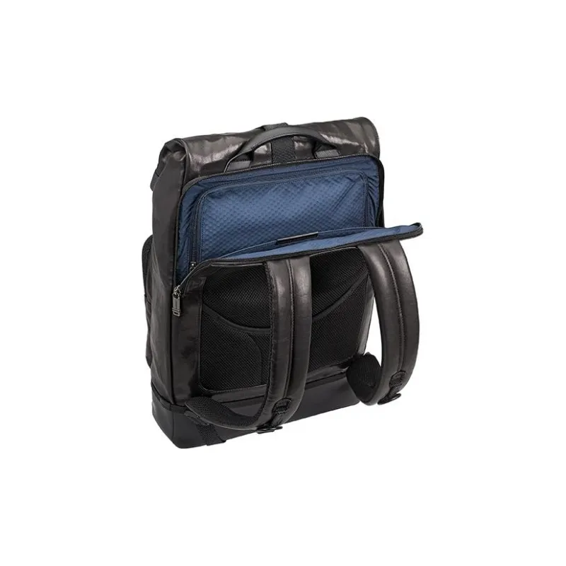 TUMI Alpha Bravo Cow Leather Backpack Men's Black-2