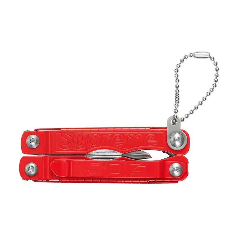 Supreme Keychain Unisex Red/Gold-1