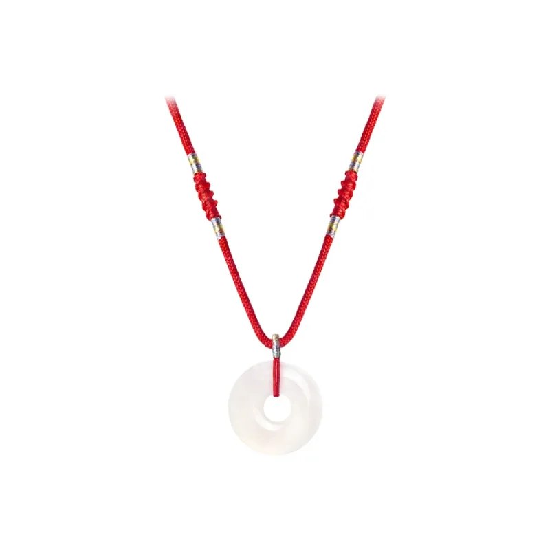 Teddy Bear Collection Chalcedony Necklaces Unisex-1