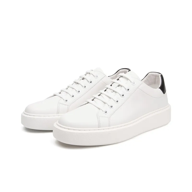Satchi Stylish Skateboarding Shoes Men's Black White-2