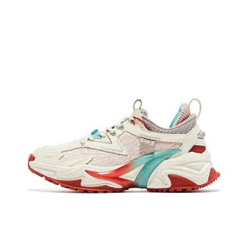 Erke Xun Dijiang Low Top Running Shoes Women's White Red