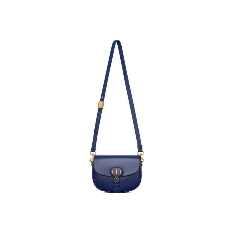 DIOR Bobby Smooth Finish Cow Leather Crossbody Bag Shoulder Bag Women's Royal Blue-4