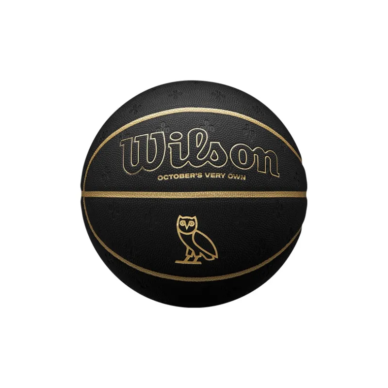 Wilson x OVO PU Basketball Black Size 7 Ball Training Competition-0