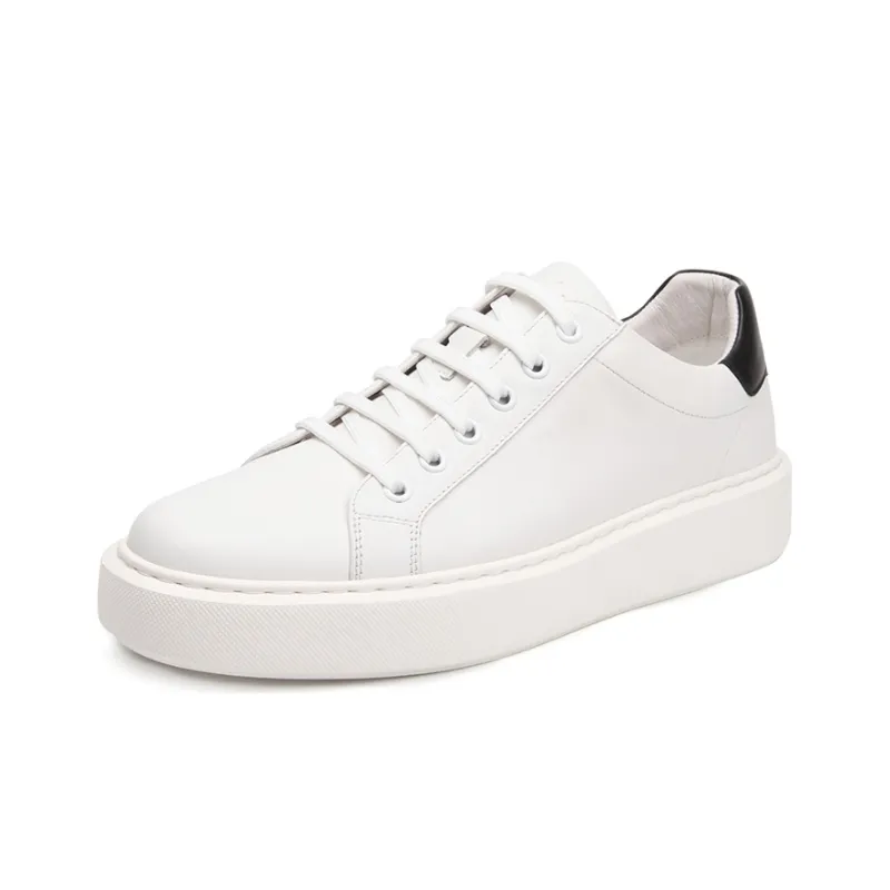 Satchi Stylish Skateboarding Shoes Men's Black White-1