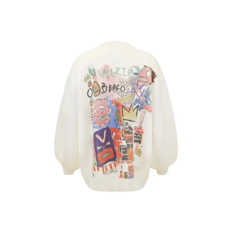 Valeria Obbaco Sweater Unisex Ecru-1
