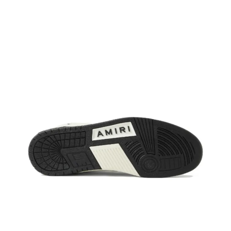 AMIRI Skel High Tops Black White-4
