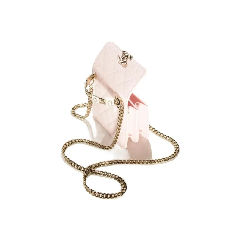 CHANEL 22SS Sheepskin Shoulder Bag, Crossbody Bag, Handbag Mini Women's Pink-2