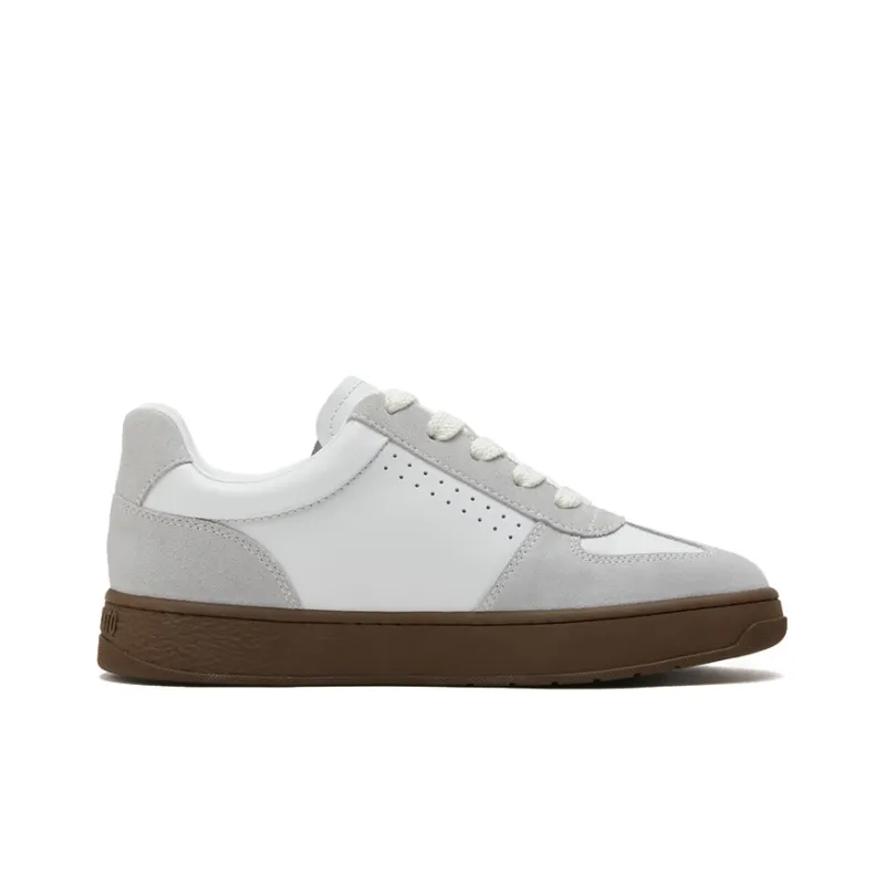 Staccato Gray Shoes White Versatile Skateboard Shoes Unisex-12